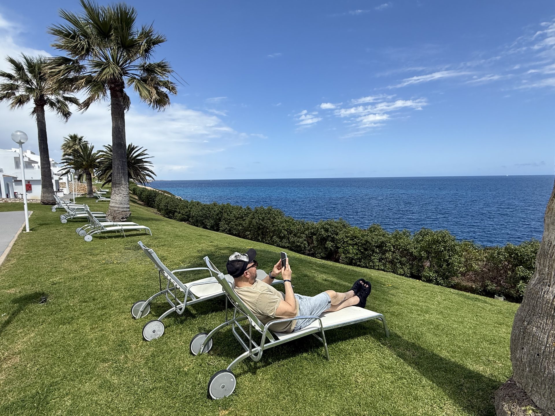 Speaker by the sea using Claude Code on iPhone